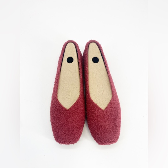 Vivaia Margot 2.0 Terry Knit Flats in Bordeaux Sz 39 - Picture 4 of 8